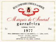 Garrafeira_Real Vinicola_Marquis de Soveral 1977